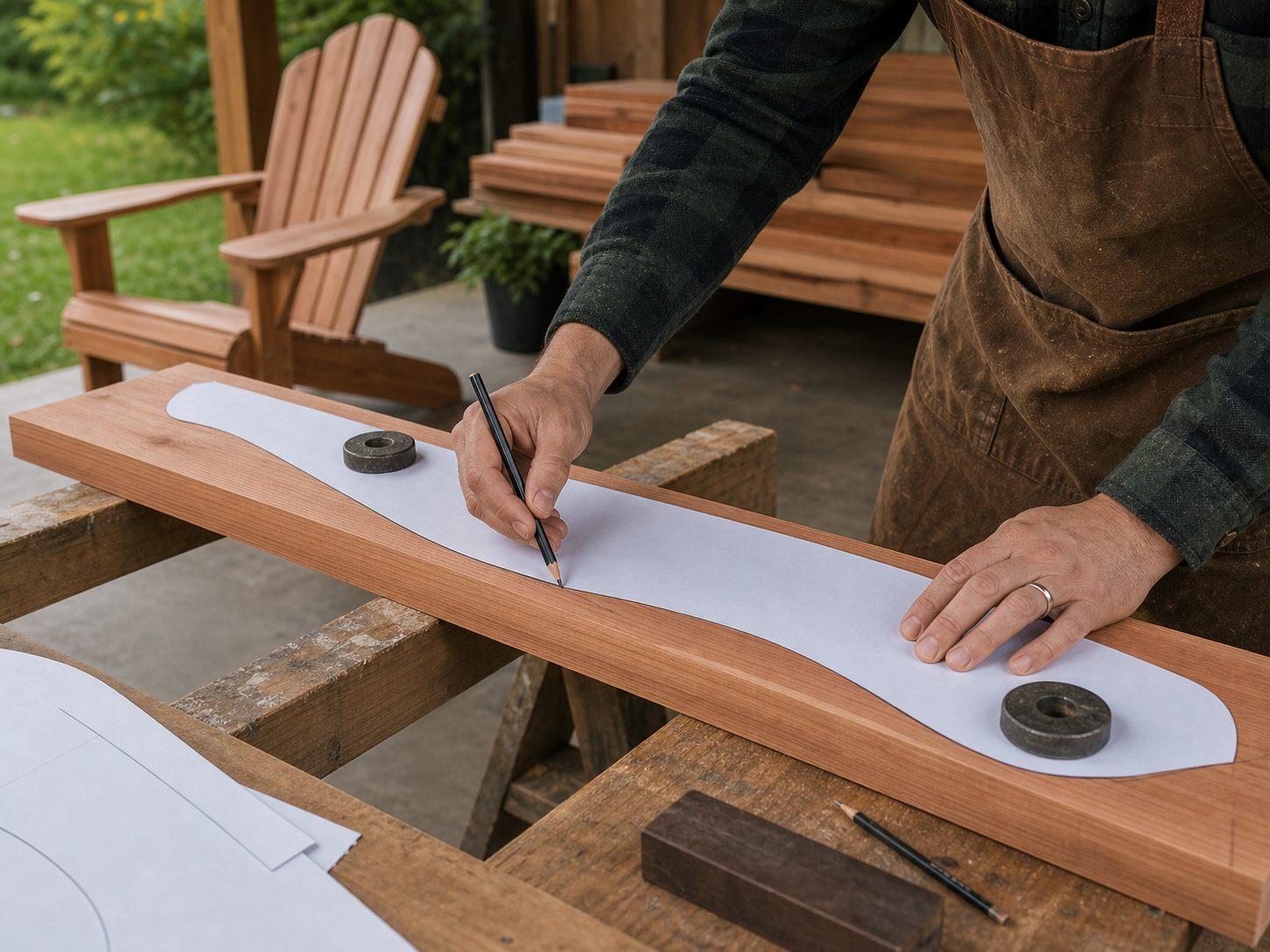 Trace the templates photo 1